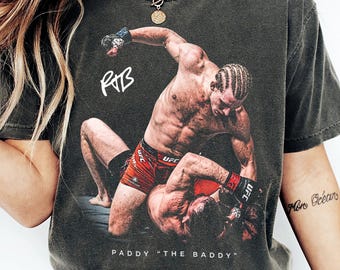Paddy The Baddy Shirt, Vintage Paddy Pimblett T-Shirt, UFC Bootleg Tee, Mixed Martial Arts Shirt, Retro MMA Graphic Tee, Combat Sports Gift