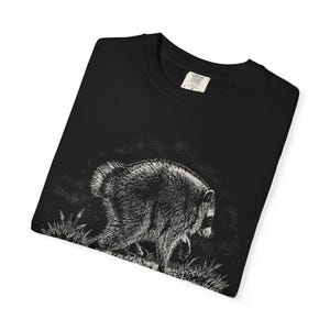 Camiseta Comfort Colors Jimothy Raccoon, Camiseta del famoso mapache de Seattle, Camiseta gráfica vintage Y2K, Camiseta de lindo mapache, Regalo divertido de animales imagen 5