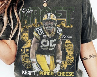 Tucker Kraft Football Vintage Comfort Color Shirt, Tucker Kraft Bootleg 90s Shirt, Trending Game Day Football Tee, Sweater