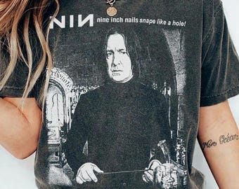 Maglietta meme NIN, maglietta Prince Rock Comfort Colors, Potion Master, regalo per i fan di Harry, maglietta divertente
