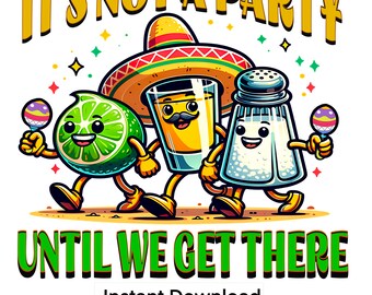Cinco De Mayo Fiesta SVG | Tacos, Sombrero Hat PNG (Digital Download)