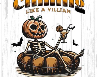 Funny Halloween Pumpkin PNG - Spooky Season Designs - Trick or Treat Sublimation - Halloween Digital Download, Vintage Halloween Pumpkin Png