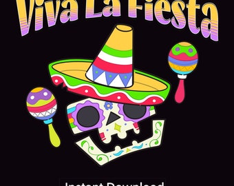 Cinco De Mayo Fiesta PNG| Mexican Tacos PNG, Cricut Cut File (Digital Download)
