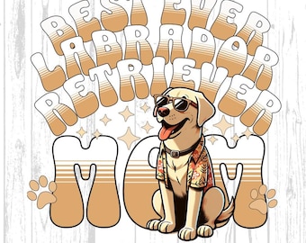 Golden Retriever Mom PNG: Dog Lover Gift, Sublimation Art (Digital Download)