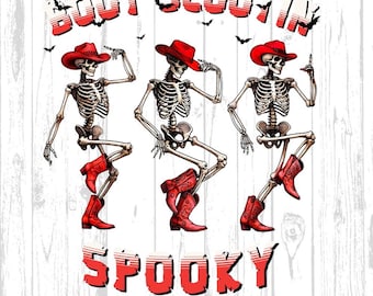 Funny Cowboy SVG, Spooky Skeleton Cowboy SVG, Dancing Skeleton Clipart Png, Halloween Western Svg, Retro Spooky Western Halloween Season