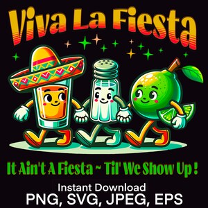 Cinco De Mayo | Popular Svg Files For Cricut | Silhouette Cut File | Mexican Fiesta Svg | Tacos Png | Digital Download | Instant Download