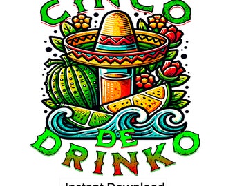 Cinco de Mayo SVG | Mexican Fiesta Cut File (Digital Download)