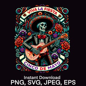 Cinco De Mayo | Popular Svg Files For Cricut | Silhouette Cut File | Mexican Fiesta Svg | Tacos Png | Digital Download | Instant Download