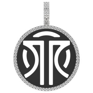 Personalized Photo Moissanite Pendant Necklace: Custom Gold or Silver Memory Jewelry