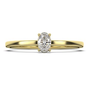 Anillo de moissanita con gran declaración: anillo de promesa hecho a mano en plata u oro.