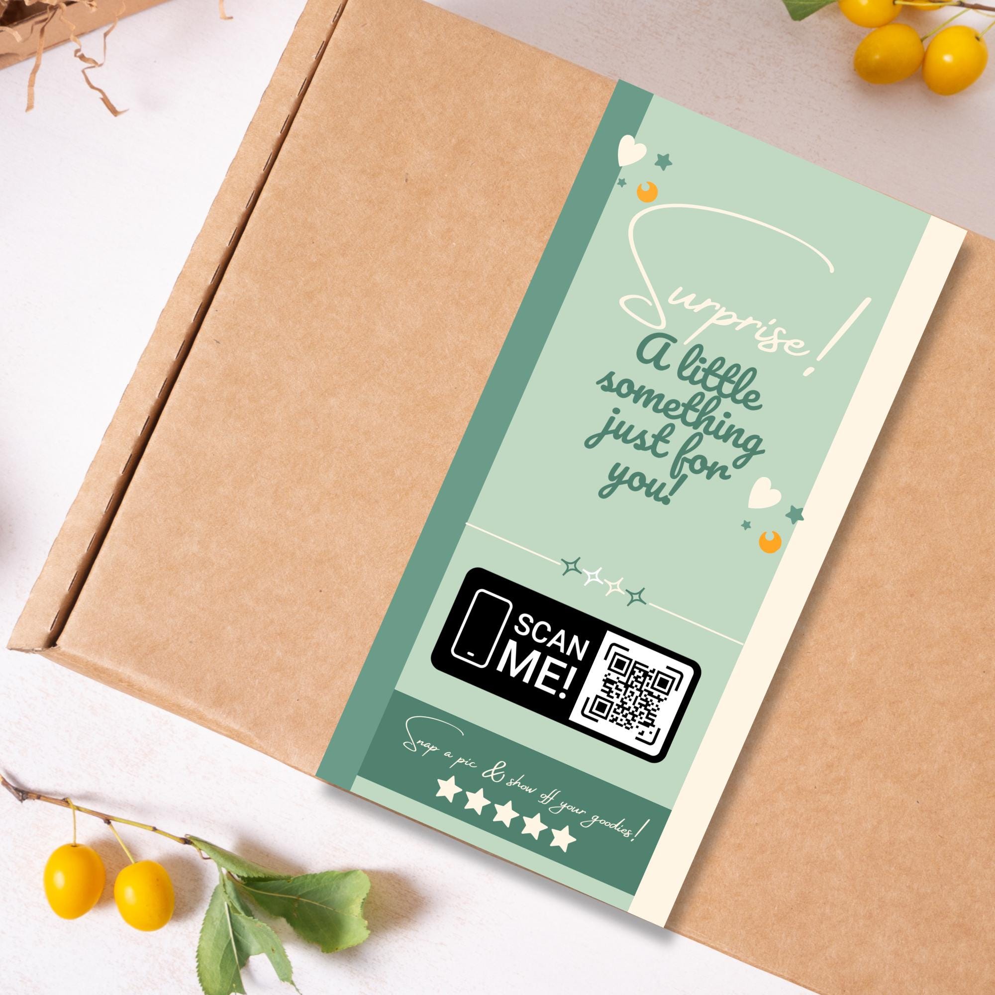 Custom Box Label Canva Template, Packaging Seal Design, Printable ...