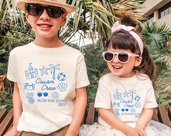 Cousin Crew Shirt, Cousin Vacation Shirts, Personalized Cousin Shirts, Matching Family Shirts, Beach Trip Shirts, Matching Cousin Shirts