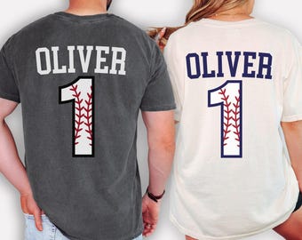 Baseball First Birthday Shirt, Rookie 1st Birthday, Comfort Colors Baseball Mama Shirt, Rookie of the Year, Personalized Family Baseball Tee