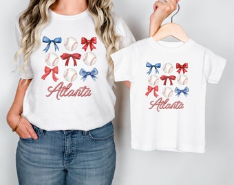 Atlanta Baseball Shirt Kids, Cute Atlanta Baseball Shirt, Kids Atlanta Baseball Shirt, Toddler Atlanta Baseball Shirt, Kids Atlanta Shirt