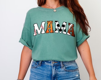 Sports Mama Shirt, Rookie Year, Comfort Colors Sports Mom Shirt, Rookie of the Year, Sports Party, Sports Dad, Matching Birthday Tshirt
