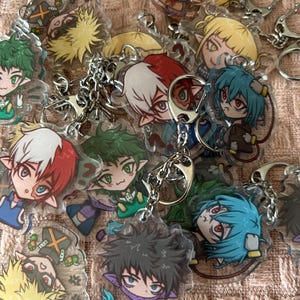 my hero academia keychains~