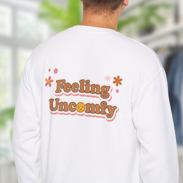 Unisex Feeling Uncomfy Sweatshirt, Cozy Gaming, Gift, Trendy Sweatshirt, Cozy Merch, Unique Design, Double sided