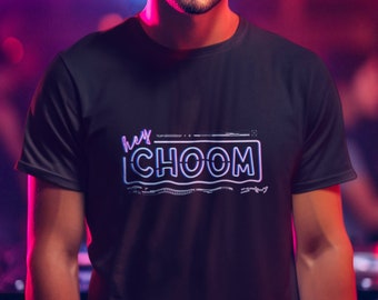 Cyberpunk 2077 Shirt Hey Choom Neon TShirt Gift for Gamer Cyberpunk Edgerunners Trendy Cyber T-Shirt Unisex Graphic Tee Aesthetic Streetwear