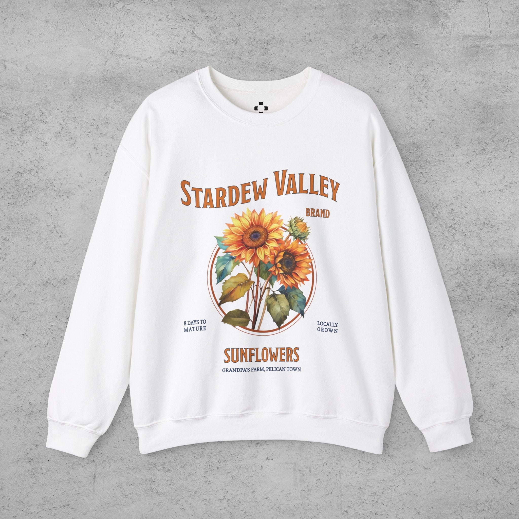 Stardew Valley Sweatshirt Sunflower Pullover Trendy Gaming Gift for ...