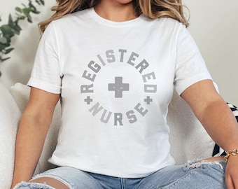 Registered Nurse Shirt: RN Bella Canvas Tee