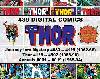 Thor digitale strips | Verwonder | superhelden | vintage retro verzamelobject | Jaren 60 | Jaren 70 | Jaren 80 | Jaren 90 | Wrekers | Asgard | Loki | #THDC001