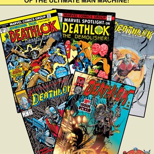 Deathlok Digital Comics Marvel superheroes vintage retro collectable 1970s 1980s 1990s Action cyborg soldier DLDC001 image 2