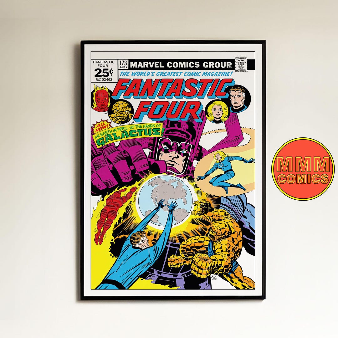 Fantastic Four #173 Wall Art | Digital Download | Marvel Comic