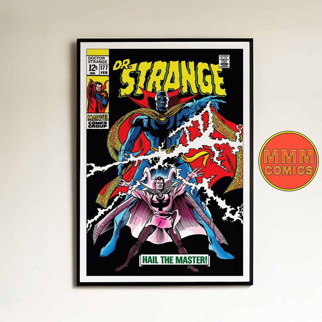 Doctor Strange #177 Wall Art | Digital Download | Marvel Comic Cover ...