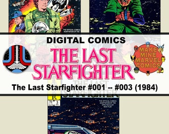 The Last Starfighter Digital Comics | Marvel | vintage retro collectable | 1980s | Movie | Space | science fiction | Adventure | #LSDC001