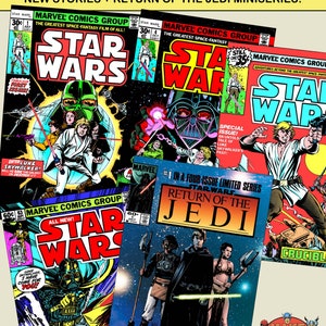 Star Wars Digital Comics / Marvel / película / vintage retro coleccionable / 1970s / 1980s / Jedi / Skywalker / Empire Strikes Back / STDC001 imagen 2