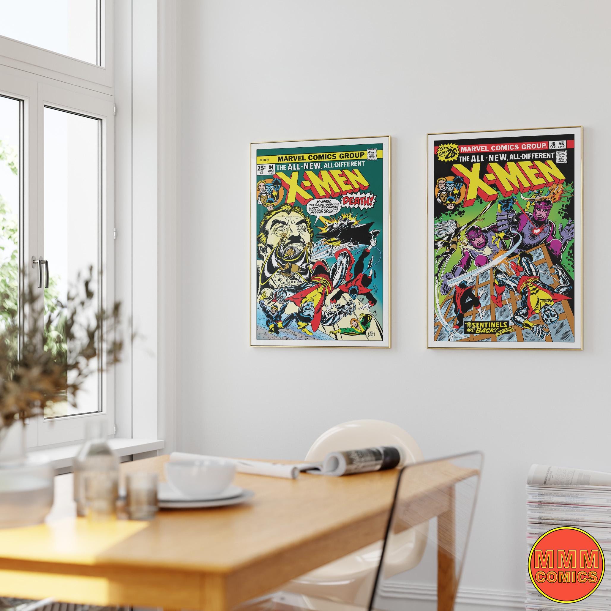 X-men Wall Art | Digital Download | Marvel Comic Cover X 3