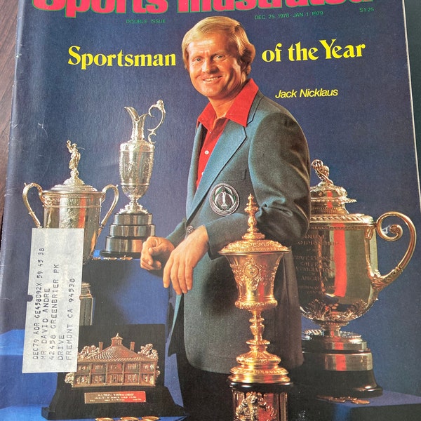 Sports Illustrated Magazine: JACK NICKLAUS "Sportsman of the Year" Special Year-End Issue 1978-1979