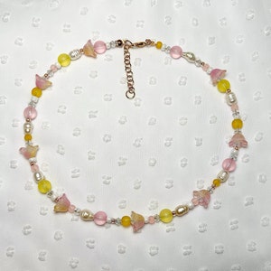 Springtime Lemonade | 15 in. | Pink Necklace
