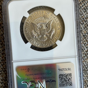 1965 Phili Kennedy Silver 50 Cent NGC AU 58~~ Stunning ~private Collection