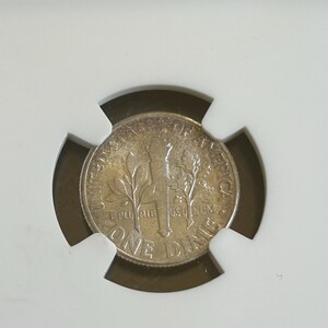 1958 D Dime Roosevelt NGC MS-66, 10c, Very Nice Collection Piece, Silver Coin