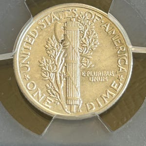 1940 10C Mercury Dime PCGS AU Detail, Silver, Philadelphia Mint, Nice