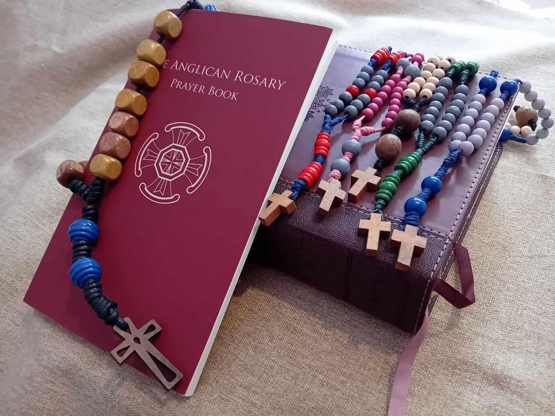 Home Group or Chaplaincy Anglican Rosary Set, Church Rosary Aide to ...