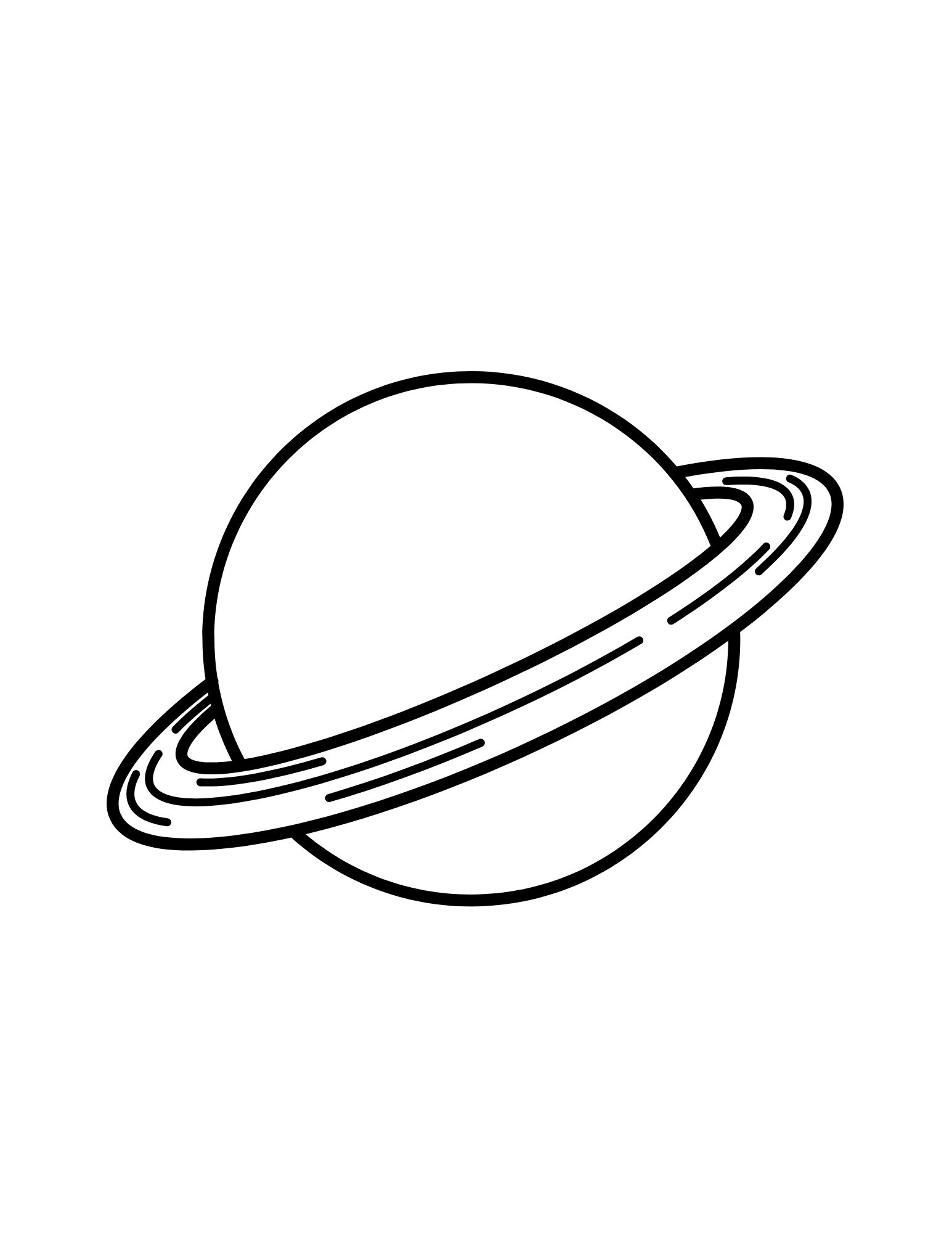 Solar System Coloring Book Planets Coloring Page, Outer Space Printable ...