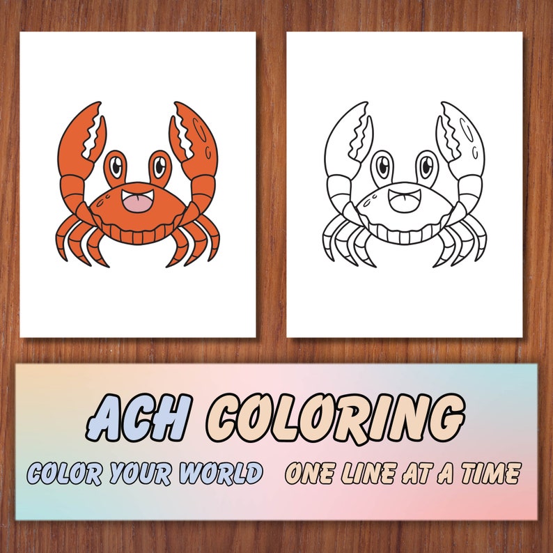 Ocean Animals Coloring Book: 50 Bold & Easy Sea Creature Pages (digital ...