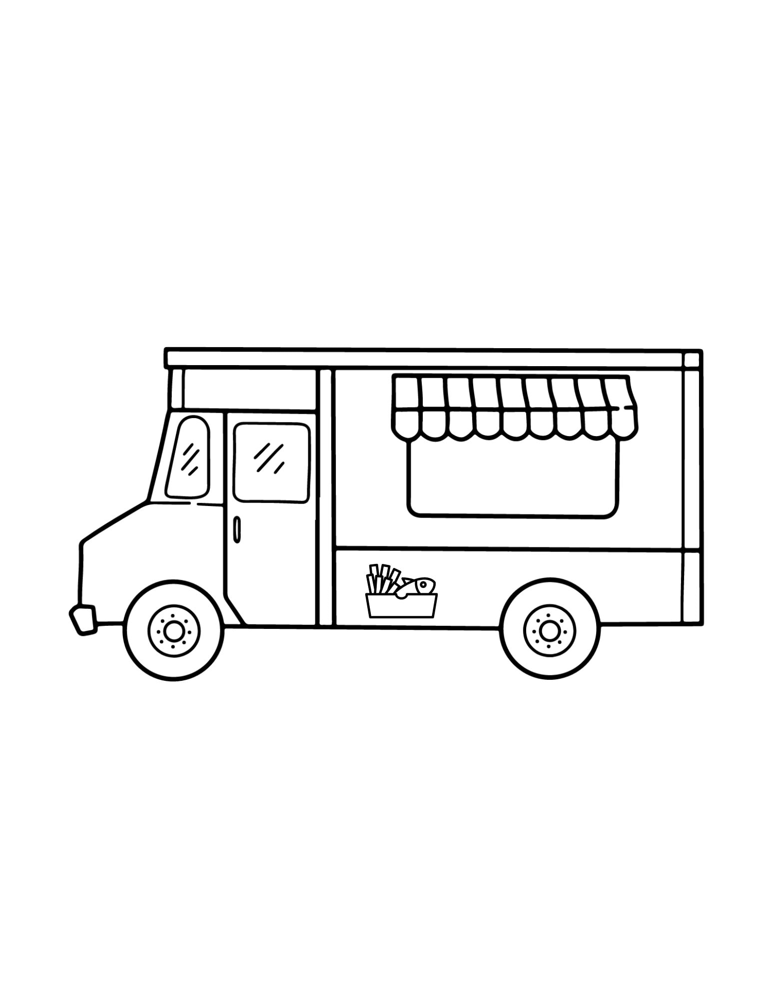 Food Truck Coloring Book Food Coloring - Il Fullxfull.5993751681 O4fz