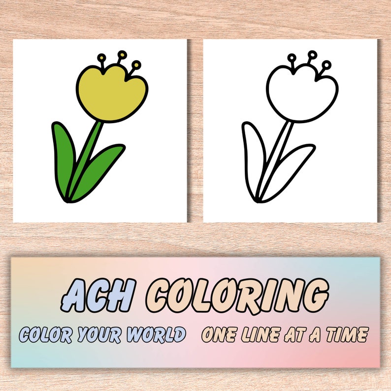 Floral Coloring Book: 50 Bold Flower Pages (digital Download) - Etsy
