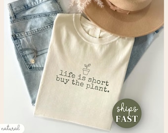 Funny Plant Lady Gift, Plant Lover Shirt, Plant Mum Gift, Plant Mom T shirt, Funny Plant Lover Gift for Best Friend, Funny Gardener Gift