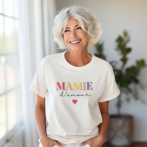 Tee-shirt personnalisé | T-shirt Mamie ou Maman |  Cadeau fête des Mères | Cadeau Mamie