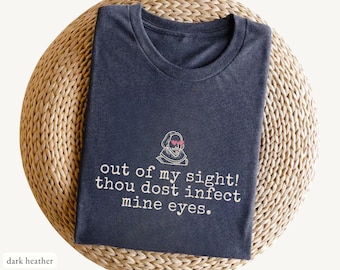 Shakespeare King Lear Quote T-Shirt, English Student Graduation Gift, NSC Fan