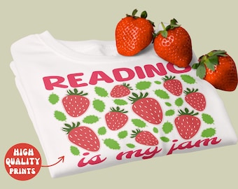 Lezen is mijn jam shirt cadeau, lezing sweatshirt cadeau voor lezer shirt, boekenliefhebber cadeau, bibliothecaris shirt, cadeau voor bibliothecaris leesshirt