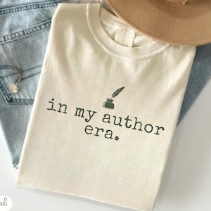 Felpa con cappuccio "In my Author Era", regalo per scrittore, maglione regalo per autore, felpa con cappuccio per scrittore, regalo per editor, magliette per scrittori, maglietta regalo per amanti della scrittura