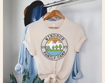 Custom Family Camp T-Shirt, Personalized Reunion Trip Shirt