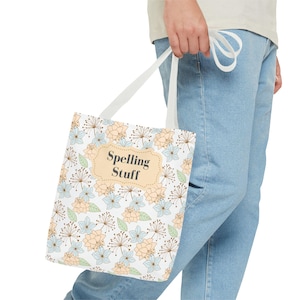 Bolsa de mano multifuncional personalizada para deletreadores: bolsa con tablero de letras personalizada, niños con necesidades especiales, bolsa S2C, regalo para maestros, única