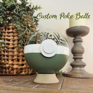 Custom Pokeball Terrariums *PLEASE READ DESCRIPTION*