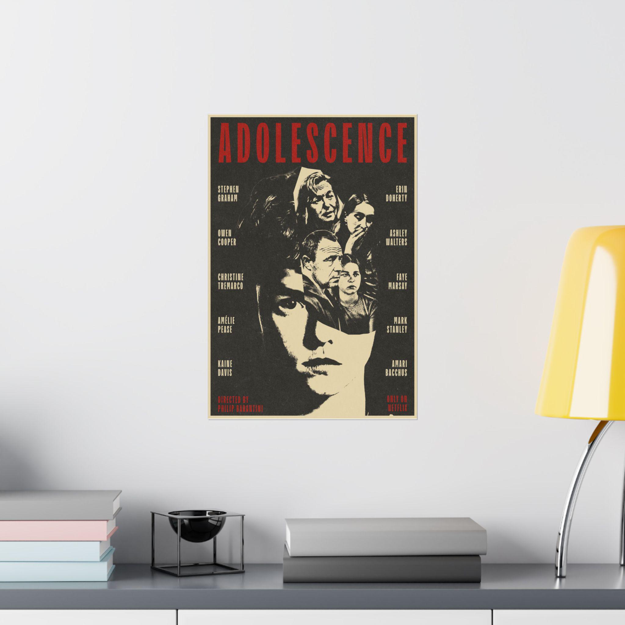 Adolescence Poster- Adolescence Printable- Adolescence Vintage